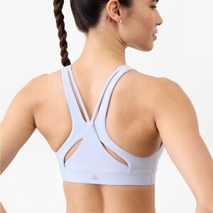 Athleta light blue Flex Spacer Sports Bra A-C